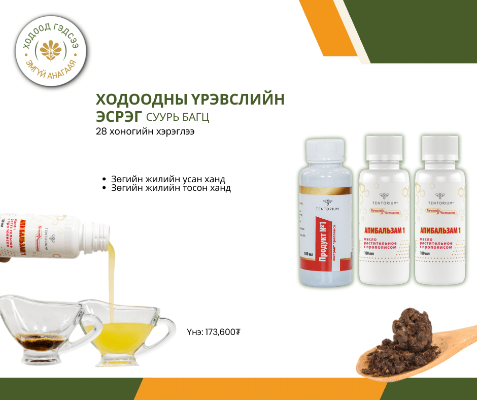 Ходоодны суурь багц (28 хоногийн хэрэглээ)